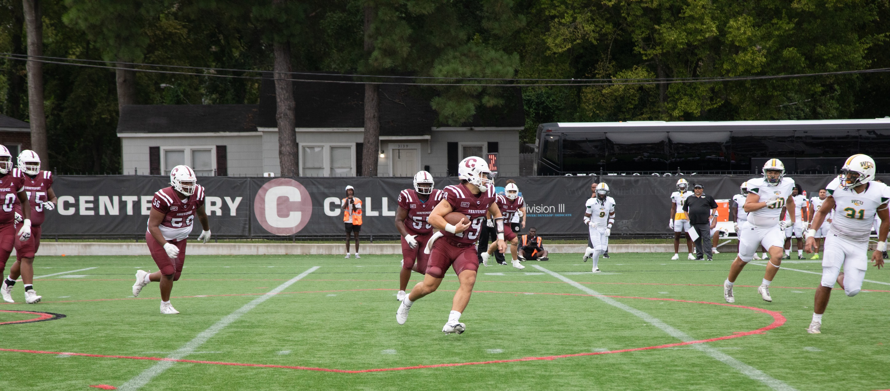 Junior QB/LB Vance Feuerbacher (Plano, Texas) and the Gents fell at Millsaps on Saturday night.