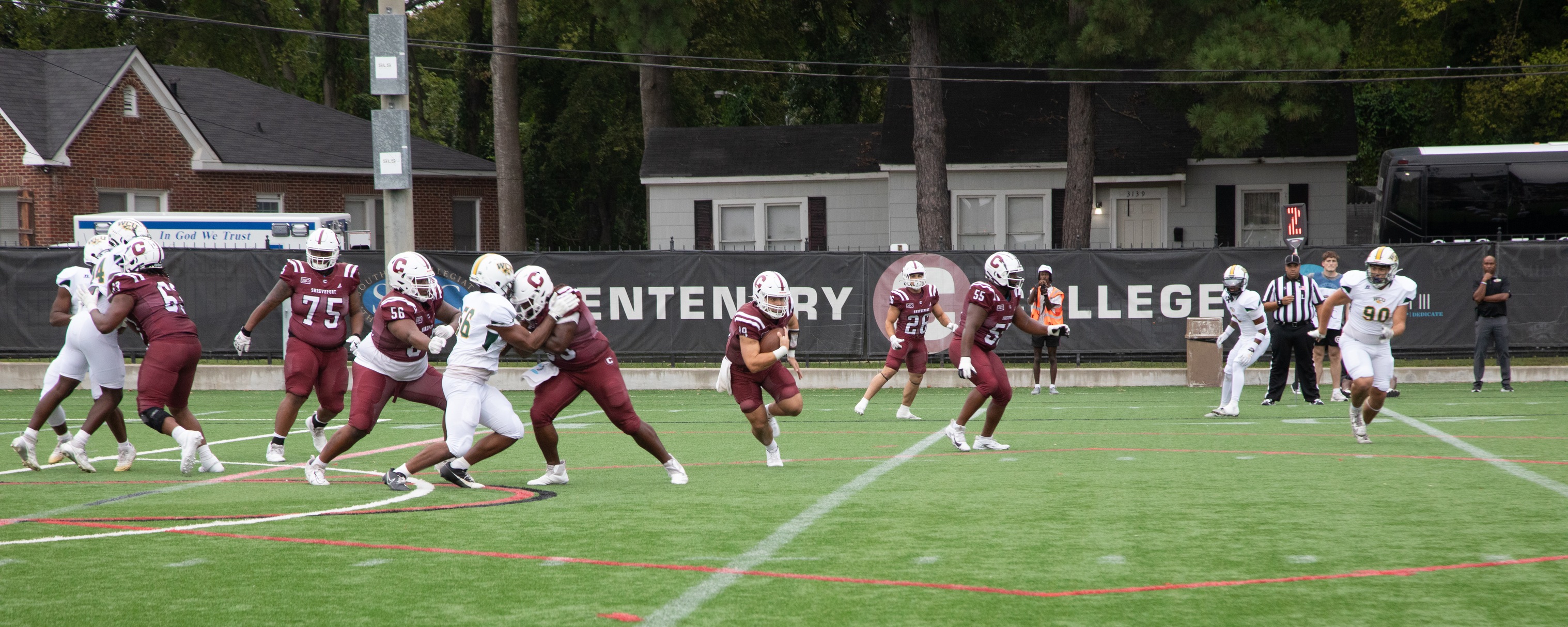 The Gents fell 41-15 at Austin College on Saturday night in Sherman, Texas.